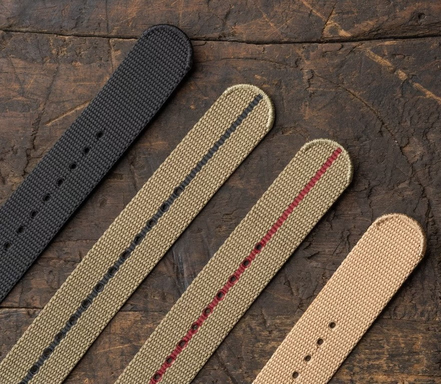 Five Eye Nylon Watch Strap - Solid - Image 6