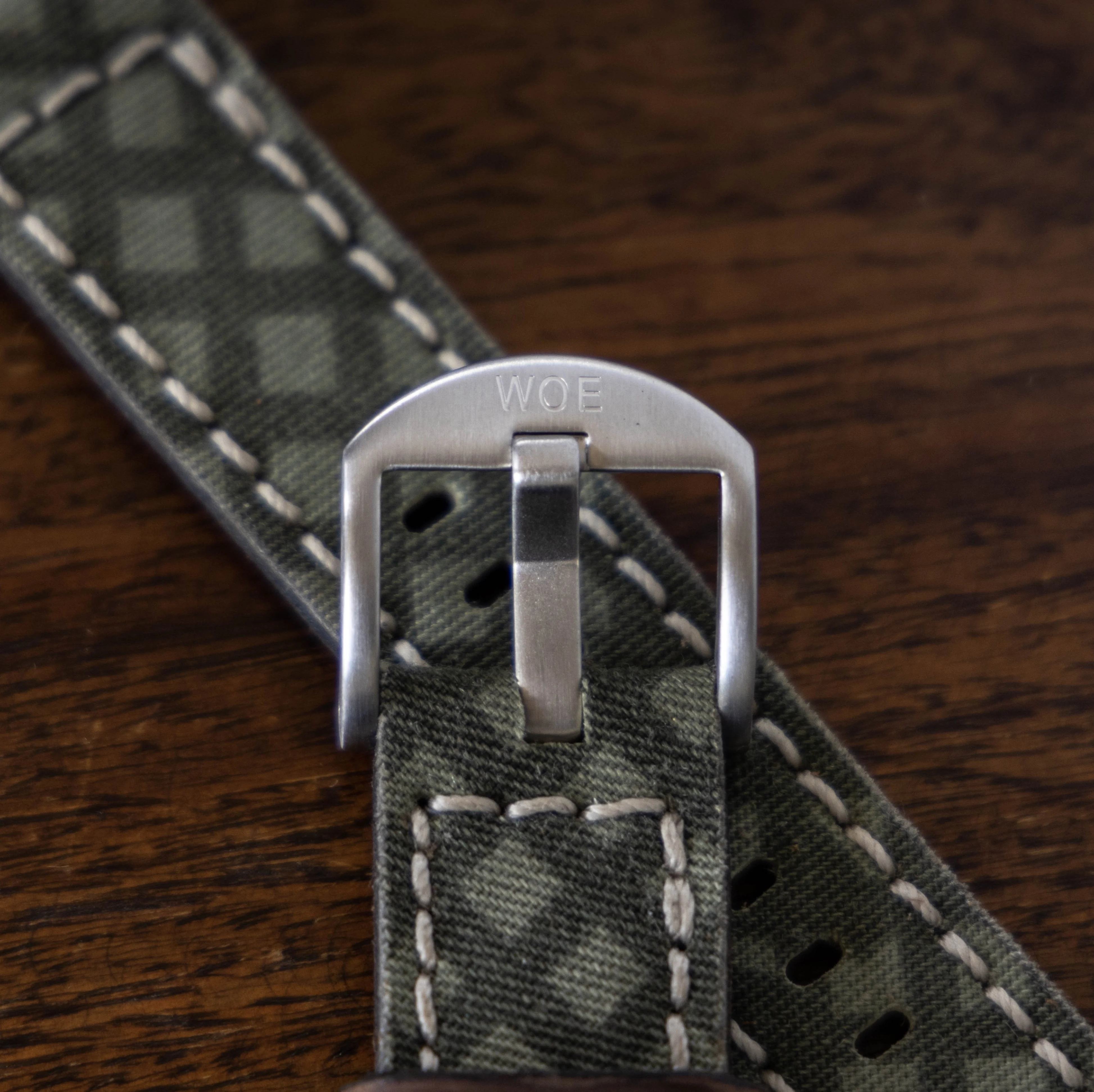 Horween Leather and Canvas Strap - Image 3