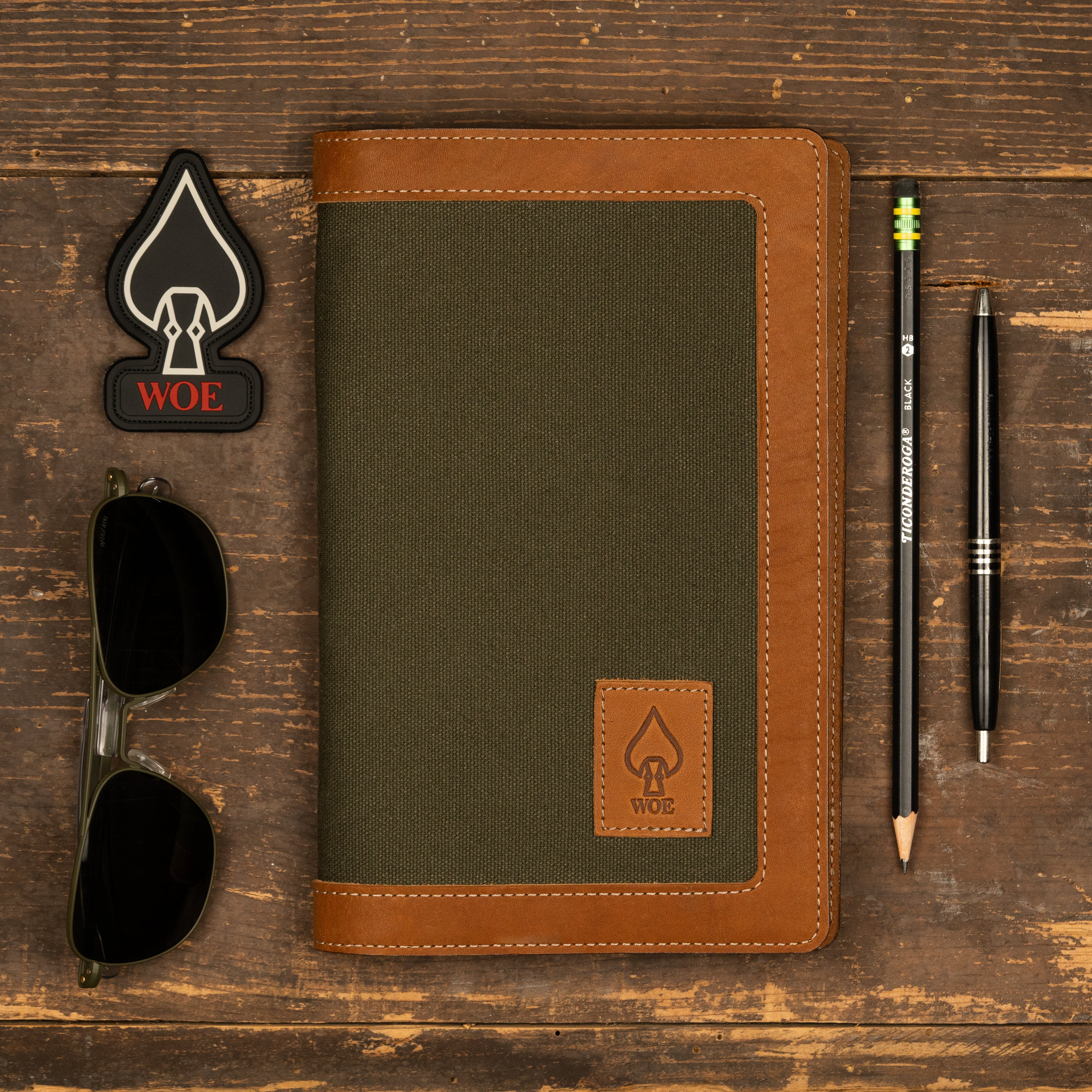 Leather & Canvas Moleskine Cover - Image 3