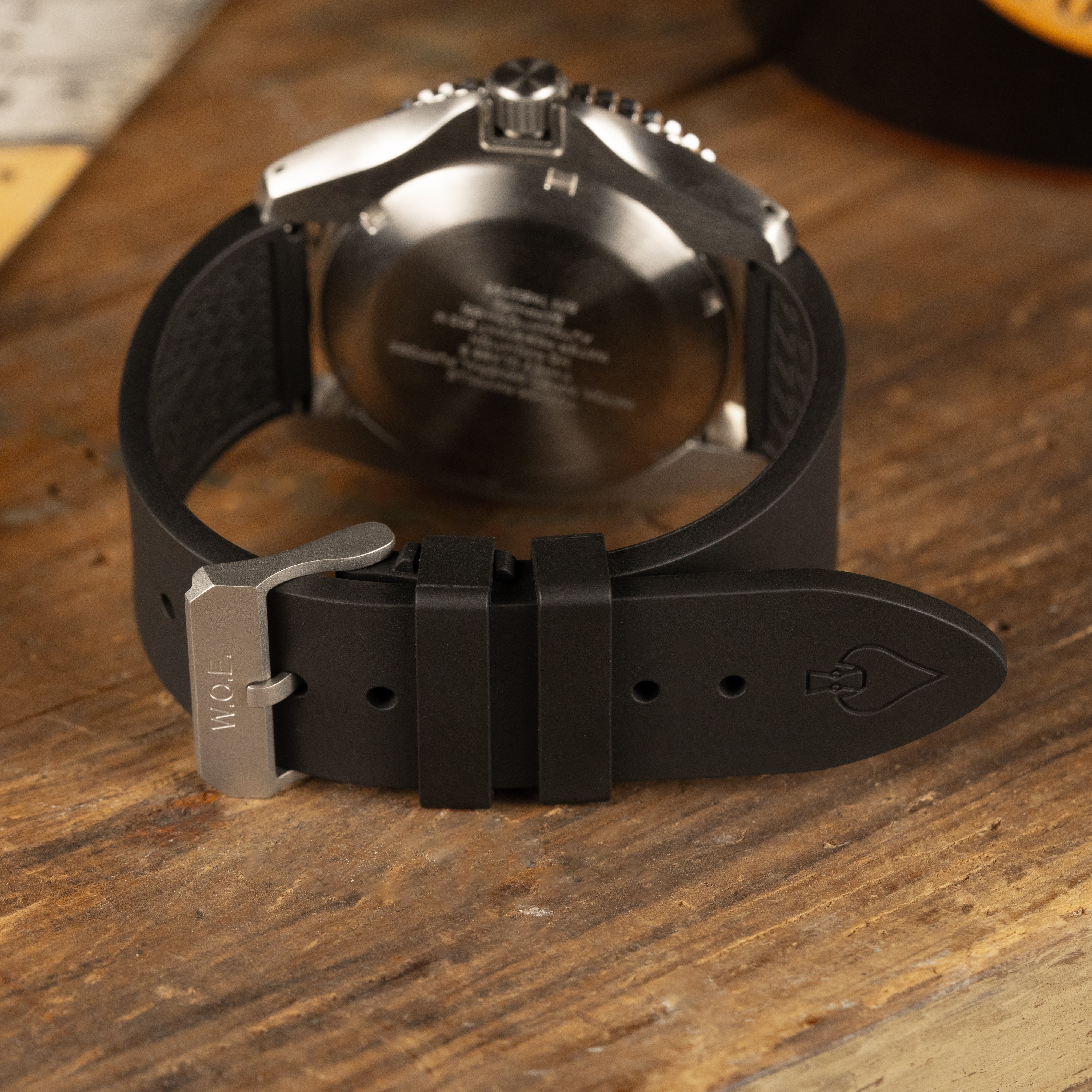 W.O.E. FKM Rubber Watch Strap - Image 4