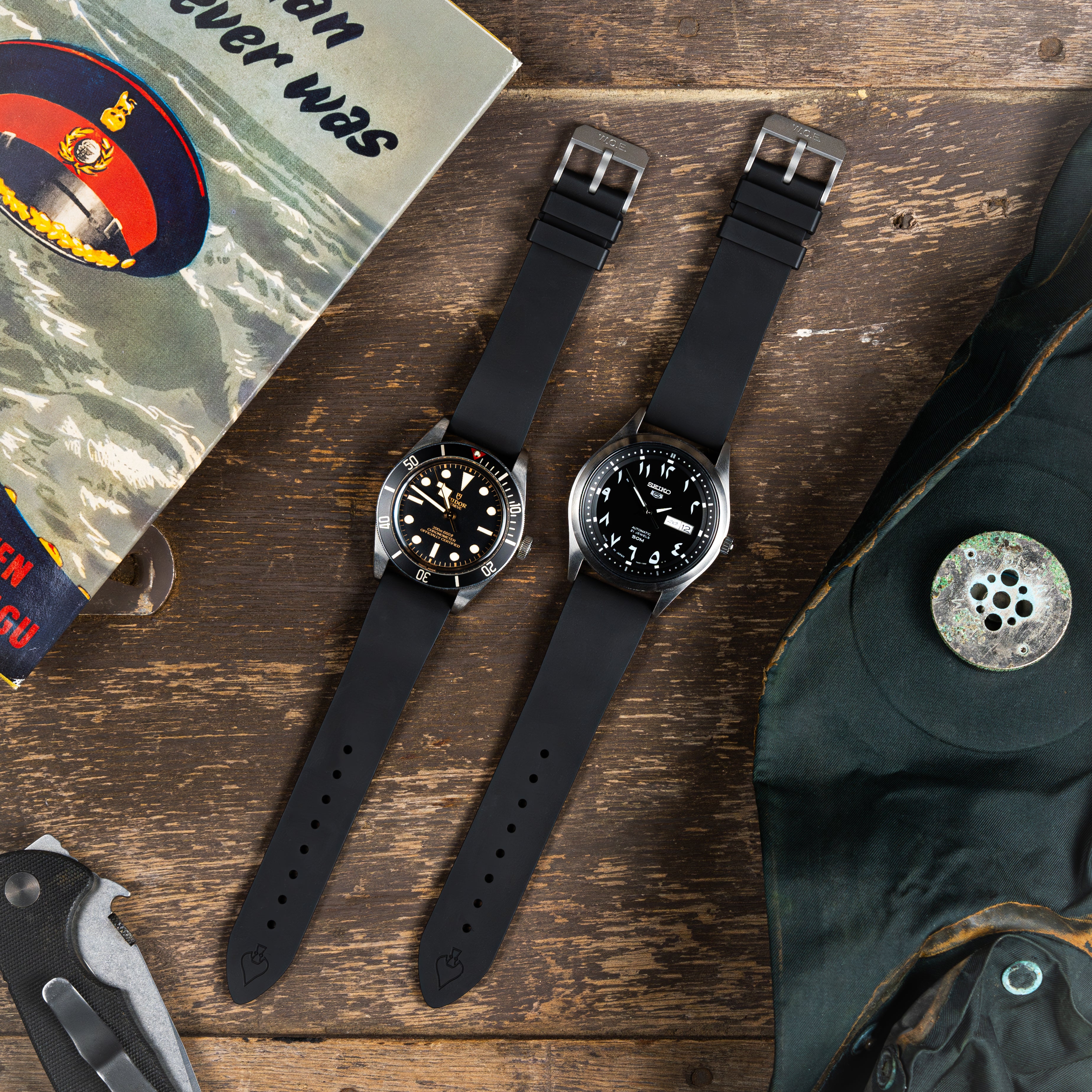 W.O.E. FKM Rubber Watch Strap - Image 6
