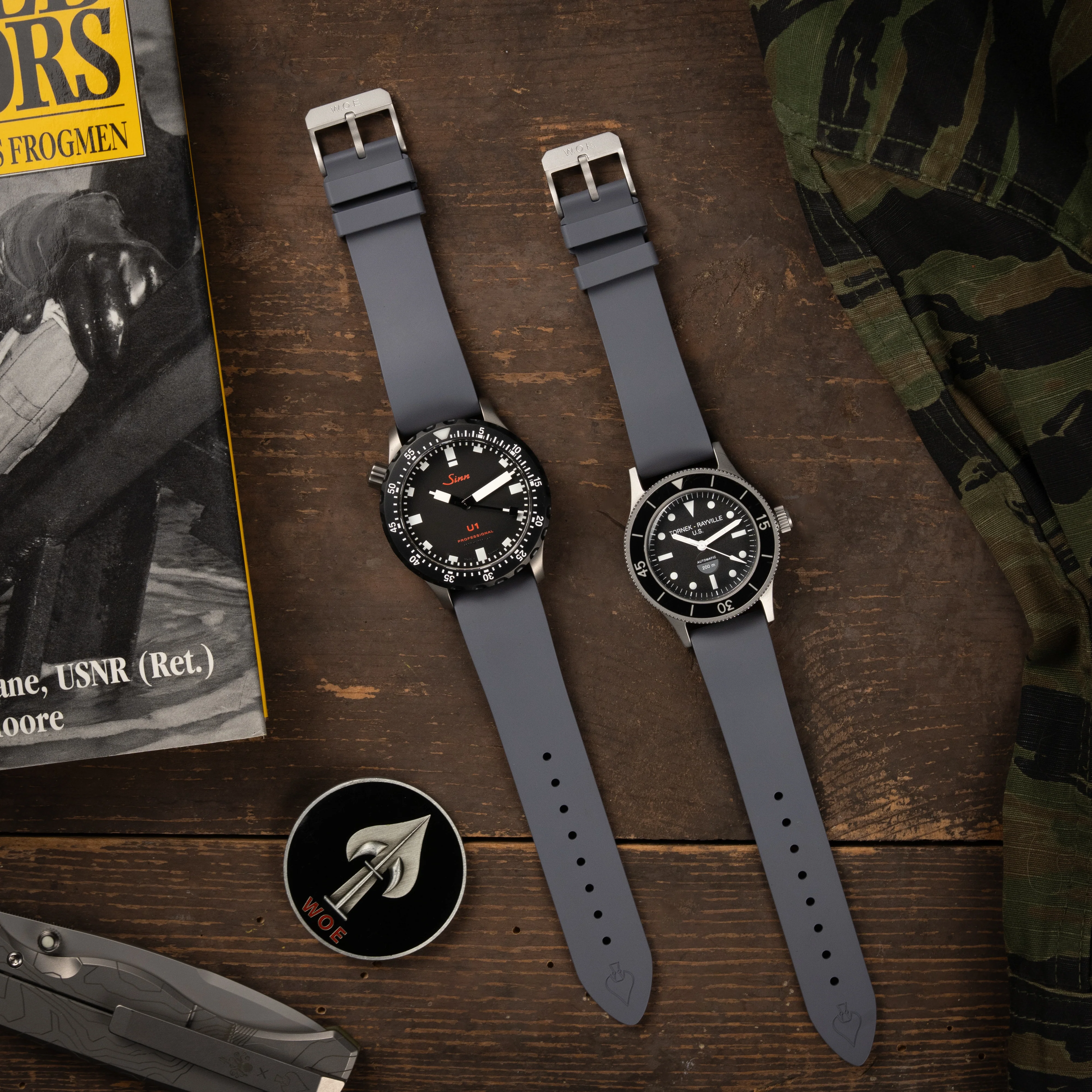 W.O.E. FKM Rubber Watch Strap - Image 7